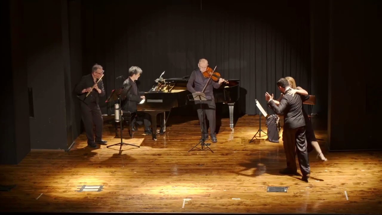 bisx2 Milonga Mariano Navone Francesca Aracri con Cuartetango