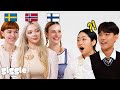 Korean Teens Meet Beautiful Northern Europeans For The First Time