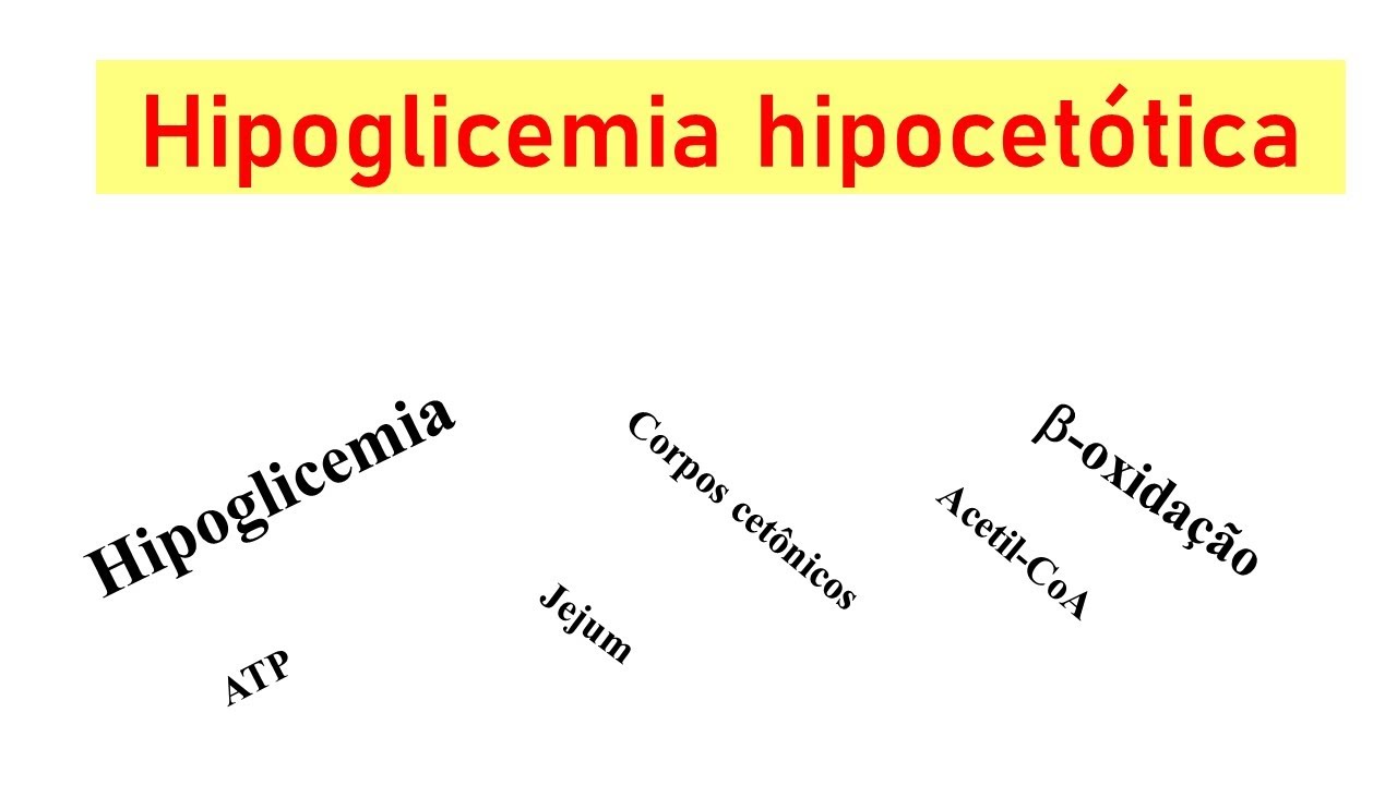 Hipoglicemia hipocetótica: deficiência na beta-oxidação