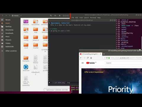 Spacemacs: Part 2 - Getting started with note taking in Org-mode
