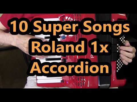 ~Roland FR-1x Accordion, Beer Barrel Polka, Hoop Dee Do Polka, Tennessee Waltz, Too Fat Polka.