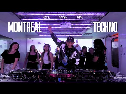 Montreal - Dantronix Live DJ Set (Bouncy Techno / Hard Techno / Hard Dance ) - BTWNUS Studio