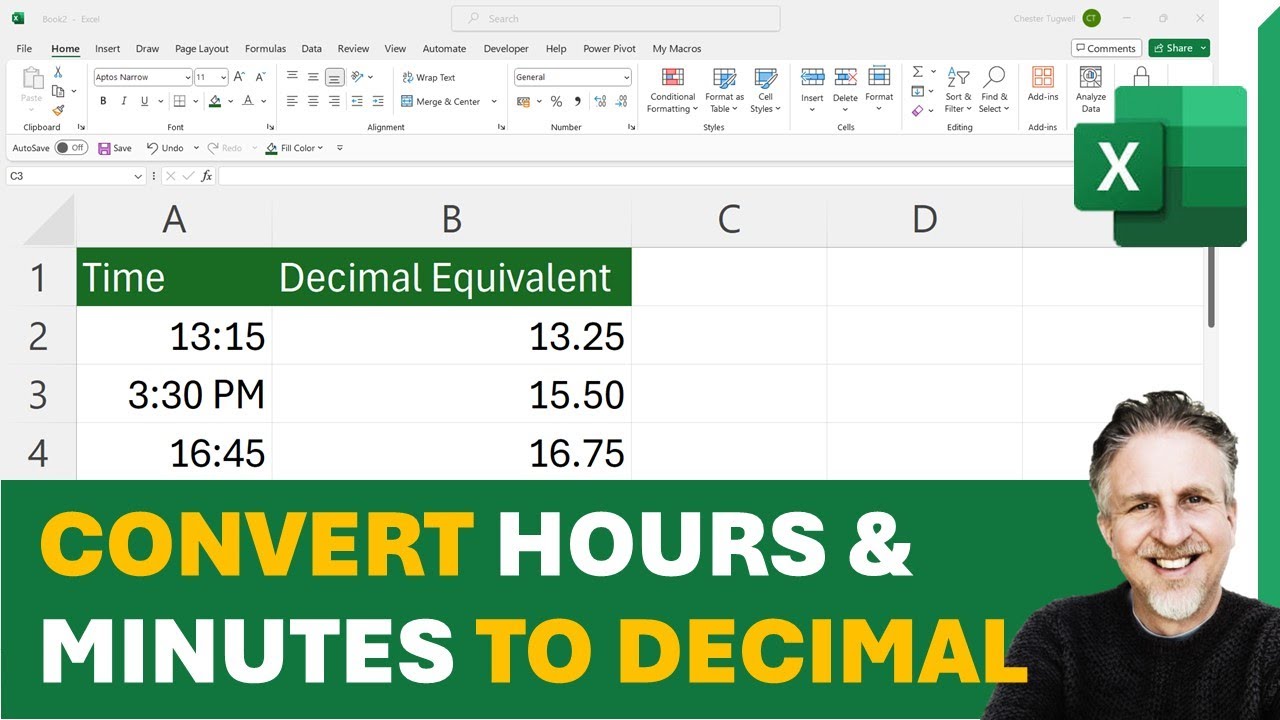Convert Time to Decimal in Excel | Convert Hours & Minutes to Decimal | Time to Decimal Calculator