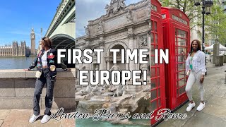 London, Paris & Rome Vlog  | seine river cruise, rome pasta making, eiffel tower rooftop bar + more