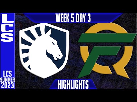 TL vs FLY Highlights | LCS Summer 2023 W5D3 | Team Liquid vs FlyQuest