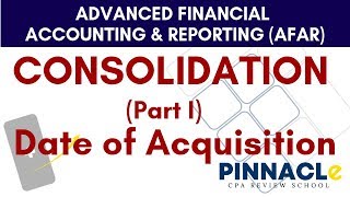 AFAR: CONSOLIDATION (Part I) | DATE OF ACQUISITION | BUSINESS COMBINATION