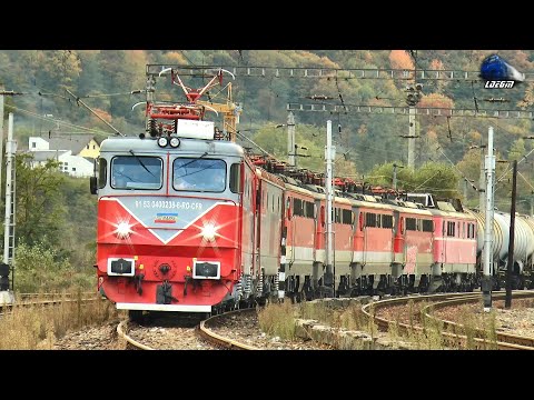 Tren CFR MARFĂ cu Locomotive ÖBB Clasa 1142,1110 & 1063 în Gara Năsăud - 16 Octombrie 2025
