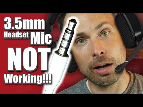 Why Doesn't My Headset Mic Work & How to Fix it (3.5mm audio cable)