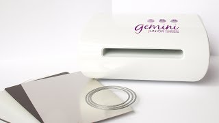 How To Die Cut, Emboss and Partial Die Cut With The Gemini Junior - Gemini Junior Overview
