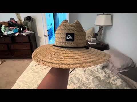 Mens Straw Beach Hat