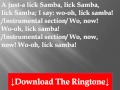Bob Marley - Lick Samba Lyrics