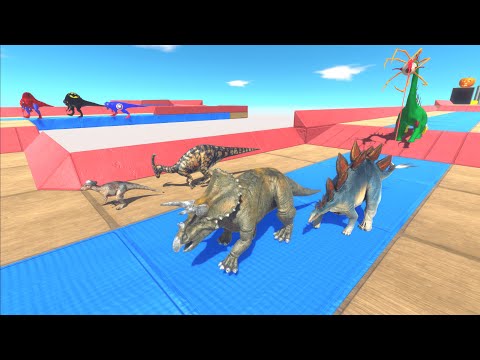 🔥Escape from the Brachiosaurus Alien⚡Superhero Dinosaurs Are Coming🦖-Animal Revolt Battle Simulator