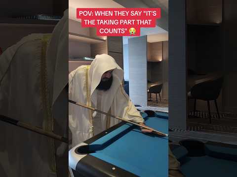 When they say "it's the taking part that counts..."#MuftiMenk #8ballpool  #Snooker #fyp