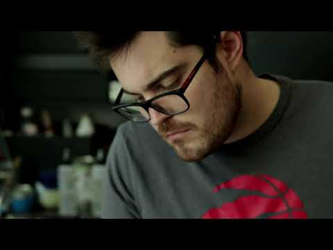 Gold Leaf on Glass "Float On" Process Video