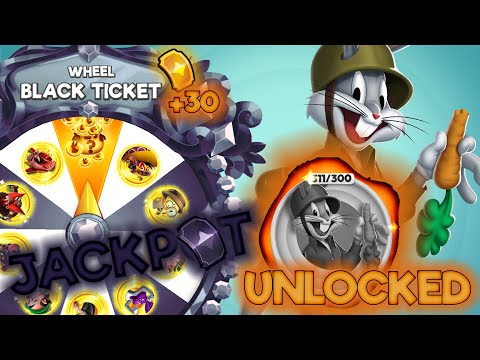 GI BUGS is UNLOCKED! - GOLDEN and BLACK TICKET JACKPOT -  Looney Tunes World of Mayhem