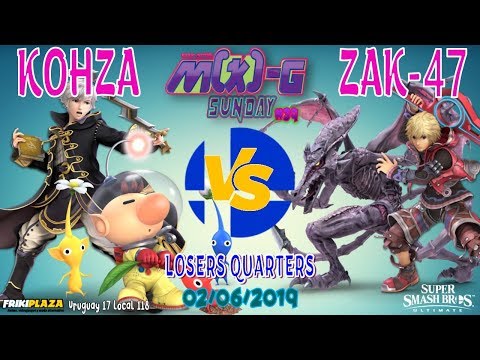 Kohza (Olimar,Robin) vs zAK-47 (Shulk,Ridley) Losers Quarters MKSunday #39
