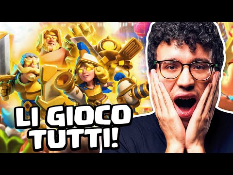I FINALLY PLAY ALL 4 HEROES TOGETHER! - CLASH ROYALE ITA