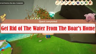 Everdream Valley Get Rid of The Water From The Boar's Home