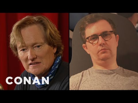 Conan Confronts His Cardboard Cutout Nemesis | CONAN on TBS