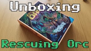 Unboxing disk version of "Rescuing Orc" for Commodore 64.