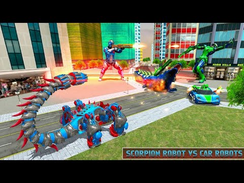Scorpion Robot Transforming | Robot Shooting Game | Chari Games