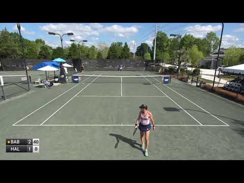 Timea Babos v Elizabeth Halbauer - W100 CHARLESTON