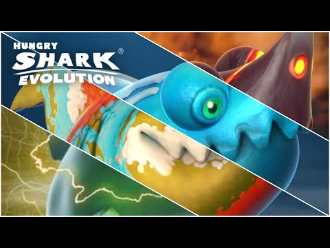 SHARKELEON MOVIE AND GAMEPLAY - Hungry Shark Evolution