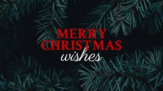 Merry Christmas Wishes Video Template (Editable)