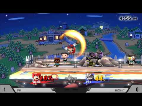 Smash on the Hill Smash 4 Weekly: S2 W4 - Losers Quarters: EPM vs. HazzMatt