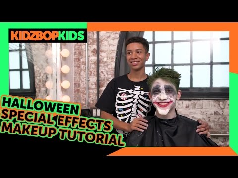 KIDZ BOP Kids – Halloween Special Effects Makeup Tutorial with Grant & Matt