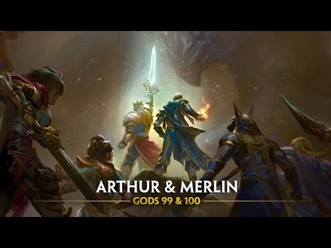 SMITE - Sneak Preview - Arthur & Merlin (Gods 99 & 100)