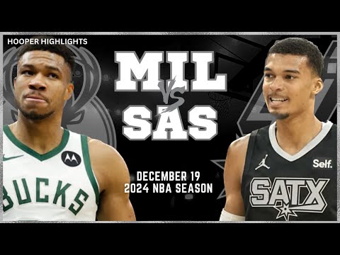 【NBA】12월20일 밀워키 vs 샌안토니오