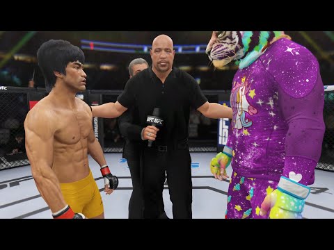Bruce Lee vs. Magic Tiger - EA Sports UFC 4 - Epic Fight 🔥🐲