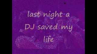 Mariah Carey - Last Night A DJ Saved My Life (lyrics on screen)