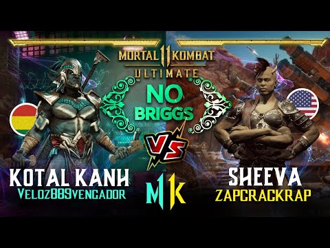 veloz889vengador Vs ZapCrackRap - Bolivia Vs USA - "NO BRIGGS" TOURNAMENT - Mortal Kombat 11 ESP