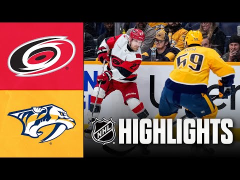 Hurricanes vs. Predators | NHL Highlights | December 17, 2025