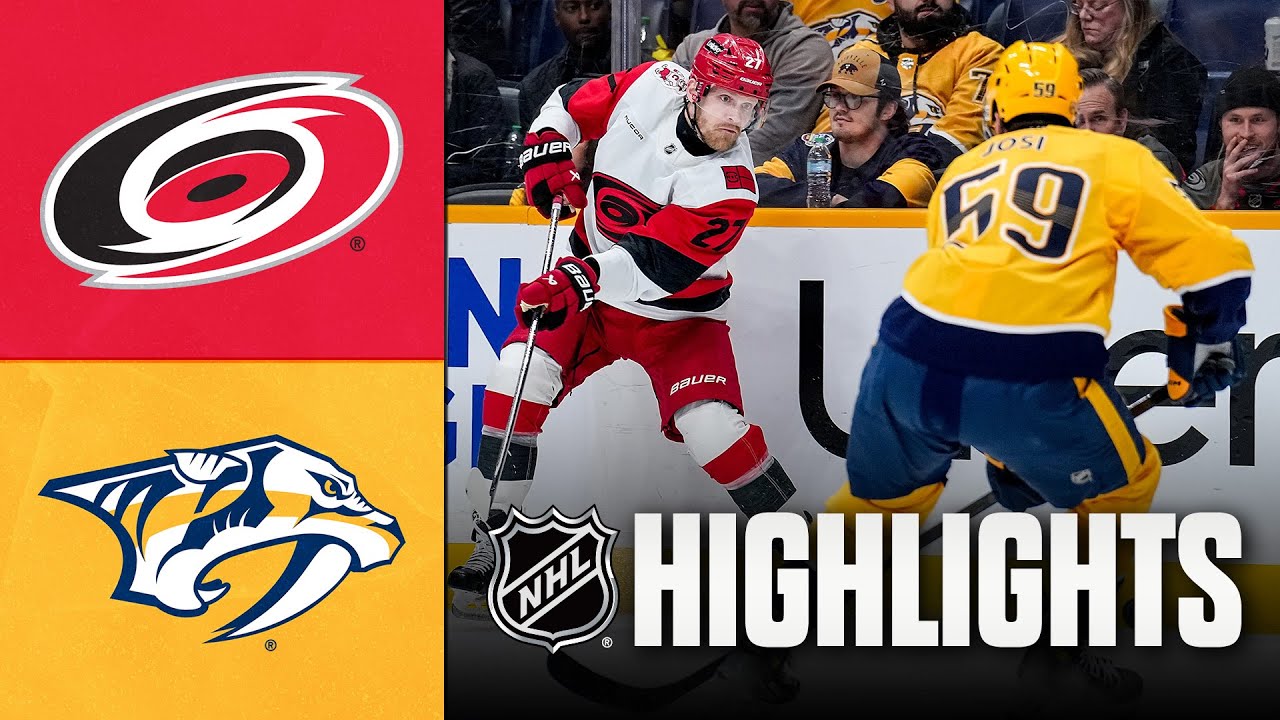Hurricanes vs. Predators | NHL Highlights | December 17, 2025