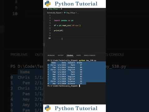 Convert Csv File To Html With Python Python Tutorial