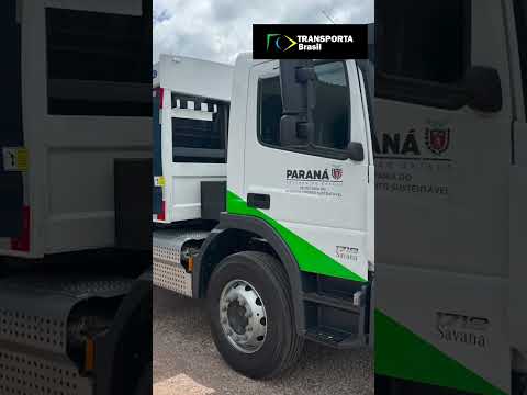 Paraná recebe 129 unidades do Mercedes-Benz Atego #caminhoes #transportabrasil