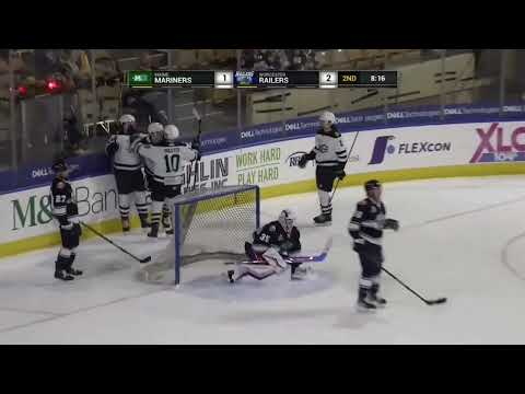 Maine Mariners @ Worcester Railers highlights - 4/5/23