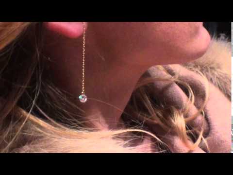 Nude Diamond "Hush" Earrings - 2x0.25ct, 18K Yellow Gold