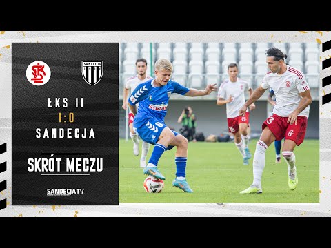 ŁKS II Łódź - Sandecja Nowy Sącz 1:0 (0:0), skrót meczu | 10.09.2023