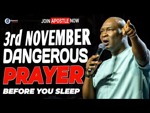 Monday 3rd November] MIDNIGHT WARFARE #prayer TO DESTROY EVIL ALTARS - Apostle Joshua Selman Live