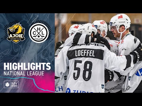 Ajoie vs. Lugano 2:7 - Highlights National League