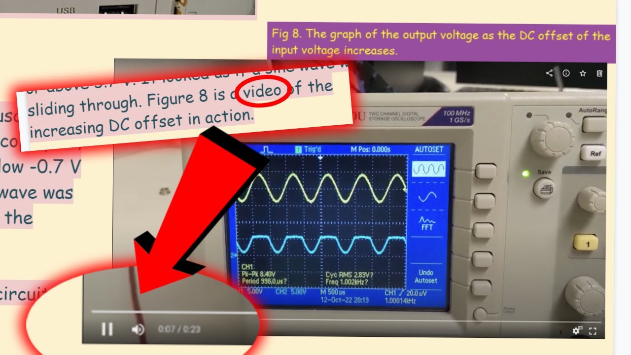 the video we included in our lab report PDF