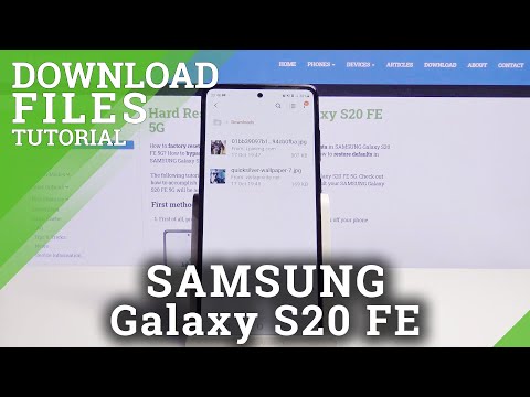Where are Downloaded Files in SAMSUNG Galaxy S20 FE 5G - Saved Files