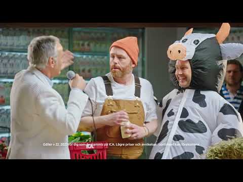 ICA reklamfilm 2023 v.22 - Bonde i butiken