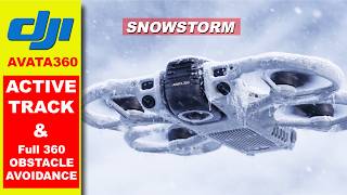 DJI AVATA360 - ACTIVE TRACK in a Snow Storm?