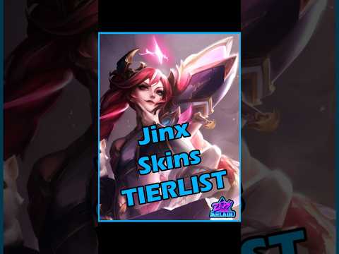 Jinx Skins Tier List #leagueoflegends  #jinx  #tierlist  #worlds2024 #gaming #riotgames #adc #arcane
