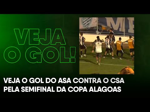 Veja o gol do ASA contra o CSA pela Copa Alagoas